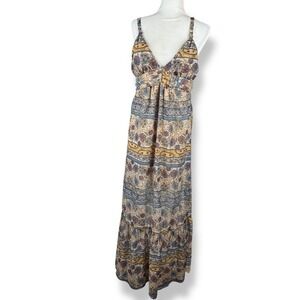 Womens Maxi Dress‎ Size XL Babydoll Boho Indie Hippie Resort Prairie Festival